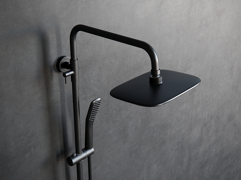 Душевая система Laguraty 7000 Черная от магазина ЛесКонПром.ру