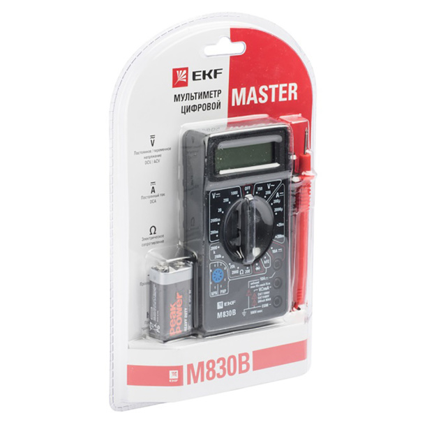Мультиметр цифровой EKF M830B Master от магазина ЛесКонПром.ру