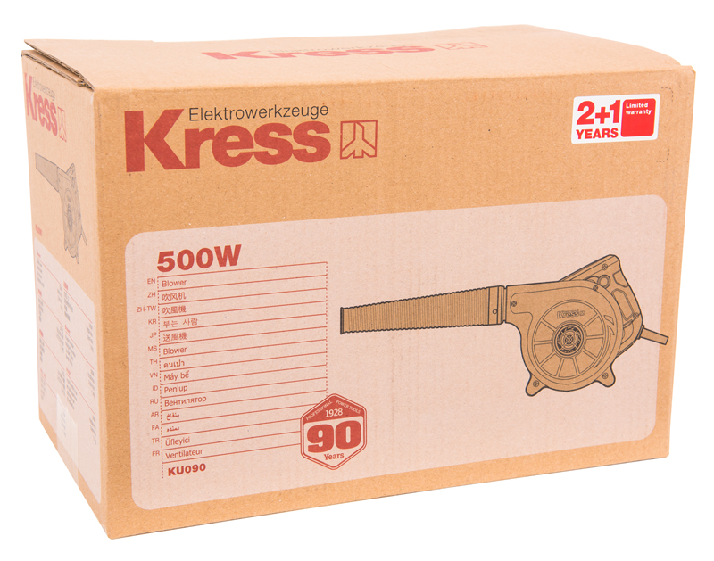 Воздуходув KRESS KU090 500Вт электрический от магазина ЛесКонПром.ру
