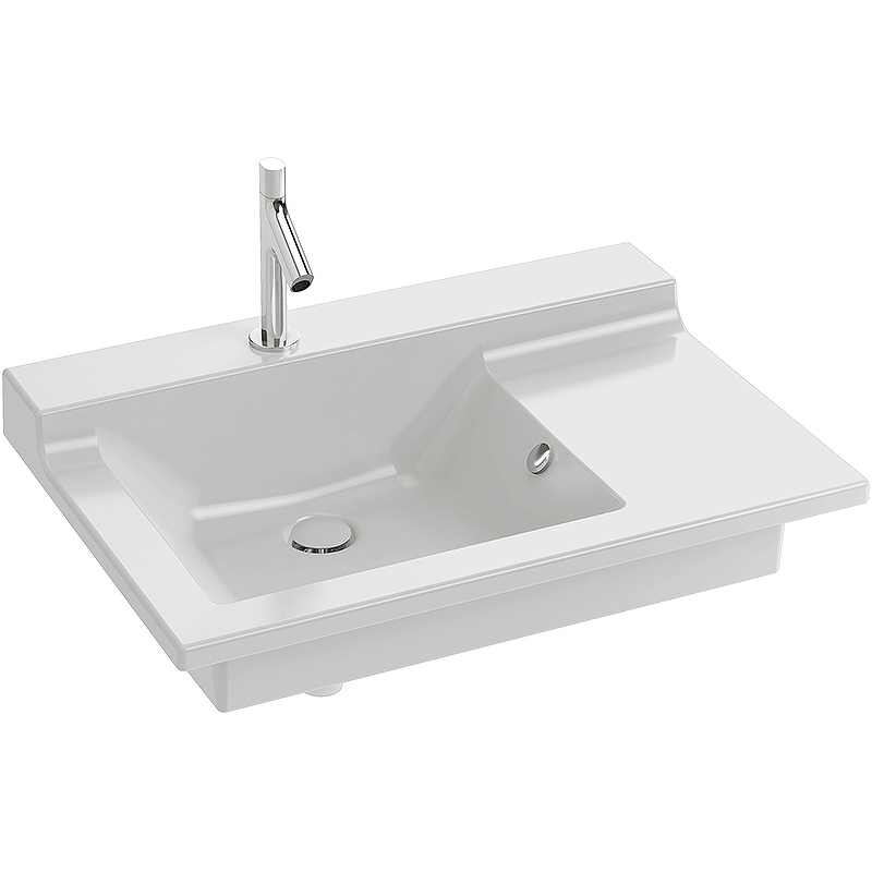 Раковина Jacob Delafon Soprano 80 EXL122-00 Белая от магазина ЛесКонПром.ру