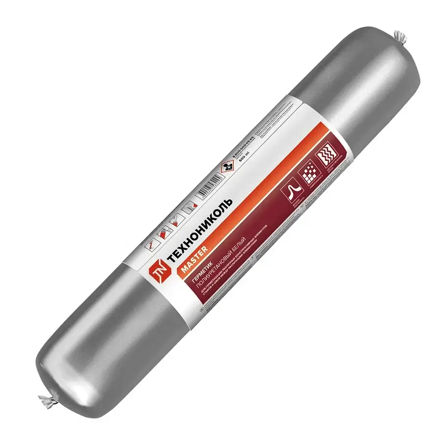 Герметик ТЕХНОНИКОЛЬ ПУ MASTER белый 600 мл от магазина ЛесКонПром.ру