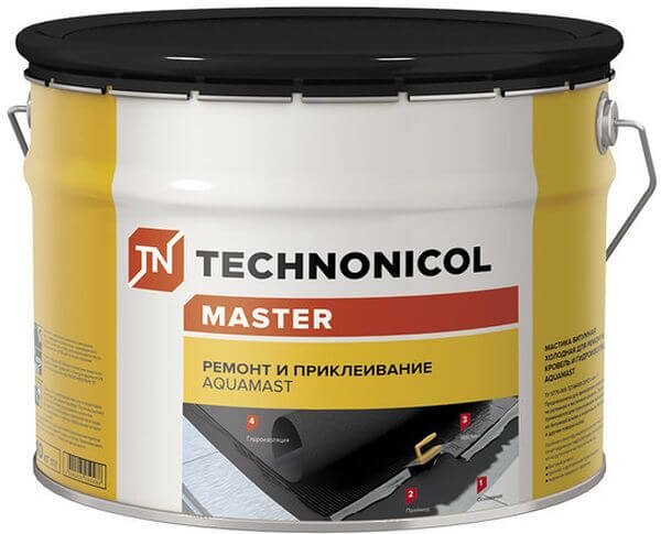 Мастика битумная AquaMast 10кг от магазина ЛесКонПром.ру