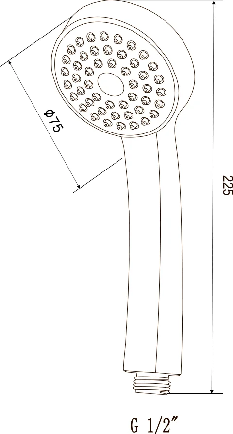Душевая лейка Olive'S D101 от магазина ЛесКонПром.ру
