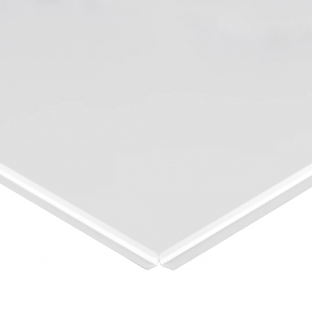 Металлокассета Албес 600x600 мм белая от магазина ЛесКонПром.ру