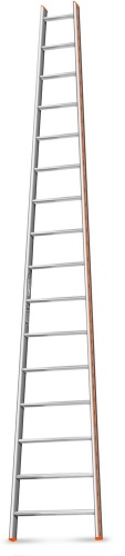 Односекционная алюминиевая лестница  Комфорт-Профи-Пирамида 20 ступеней Эйфель от магазина ЛесКонПром.ру