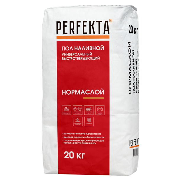 Наливной пол PERFEKTA Нормаслой 20 кг от магазина ЛесКонПром.ру
