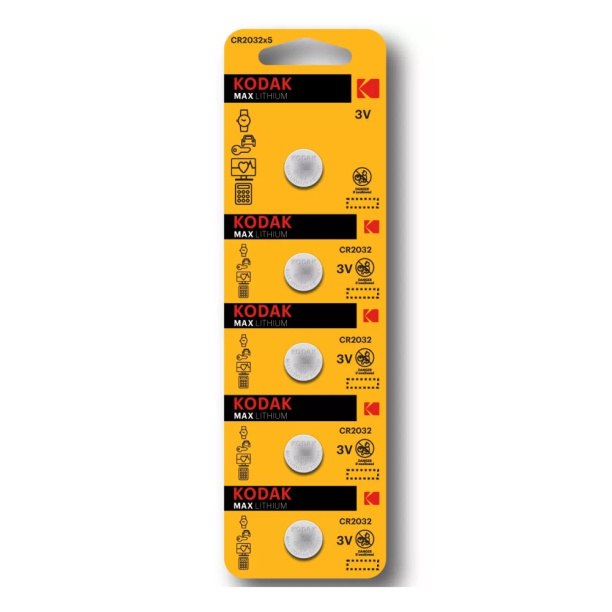 Батарейка KODAK CR2032 5 шт от магазина ЛесКонПром.ру