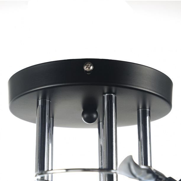 Люстра NEODECO Бальтазар 5х60 Вт Е27 черный от магазина ЛесКонПром.ру