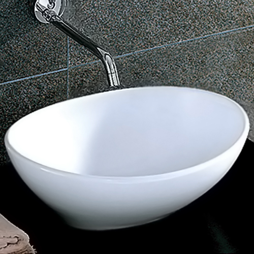 Раковина Mira MR-8021 белая от магазина ЛесКонПром.ру