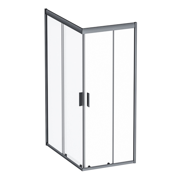 Душевой уголок AM.PM 120х80х200 см черный профиль от магазина ЛесКонПром.ру