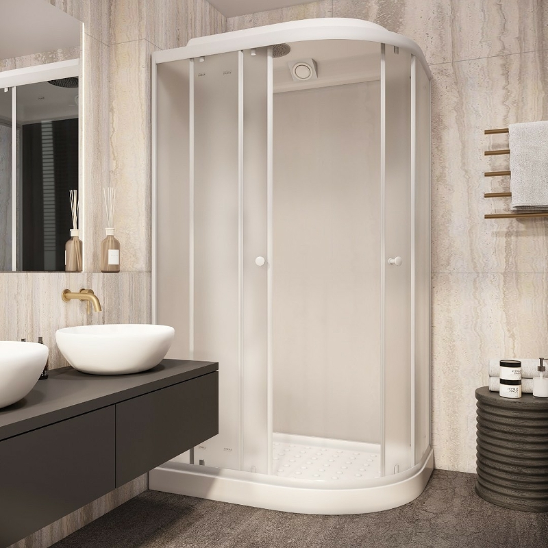 Душевая кабина Parly Effect 120x80 EF1231L без гидромассажа от магазина ЛесКонПром.ру