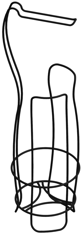Стойка DIWO Смоленск П16069 черный муар от магазина ЛесКонПром.ру
