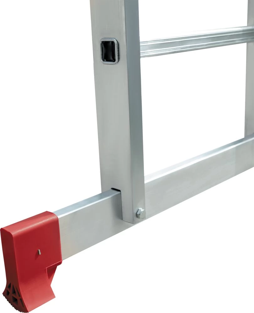 Алюминиевая четырехсекционная лестница-трансформер 400 мм NV2322 НОВАЯ ВЫСОТА 4Х3 арт.2322403 от магазина ЛесКонПром.ру