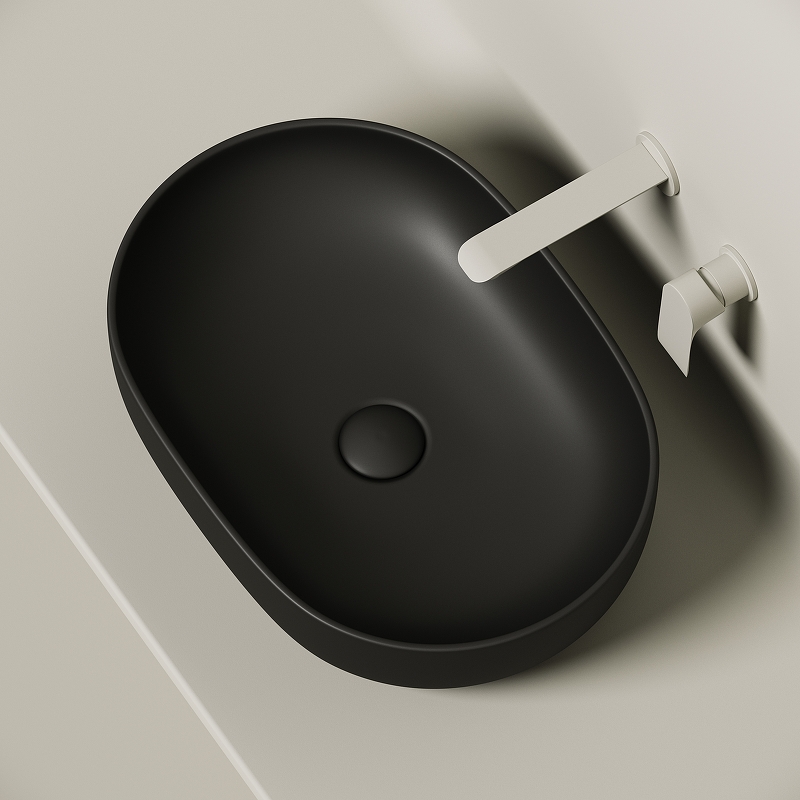 Раковина-чаша Ceramica Nova Element 60 CN6047MB Черная матовая от магазина ЛесКонПром.ру