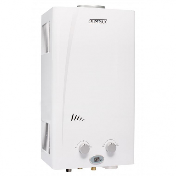 Газовая колонка SUPERLUX 10L CFNG 10 л/мин от магазина ЛесКонПром.ру