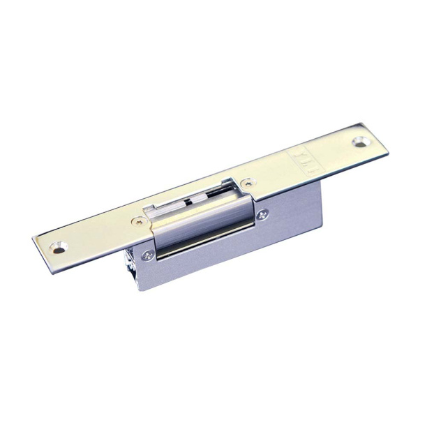 Электрозащелка Alarmico нормально-закрытая с планкой от магазина ЛесКонПром.ру