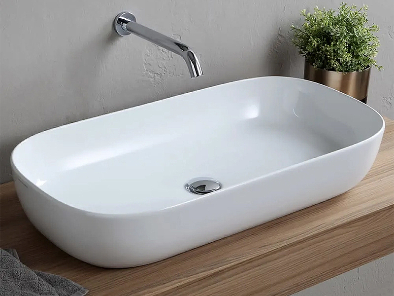 Раковина-чаша Scarabeo Glam 76 1803 Белая от магазина ЛесКонПром.ру