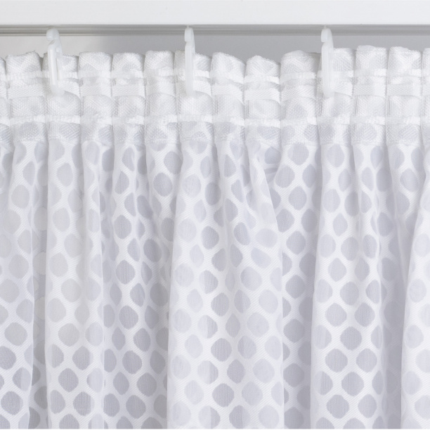 Штора-тюль Соты 250х280 см белая от магазина ЛесКонПром.ру