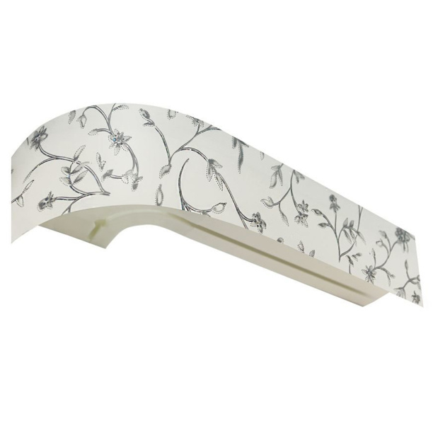 Потолочный карниз двухрядный Элегия белый 300 см от магазина ЛесКонПром.ру