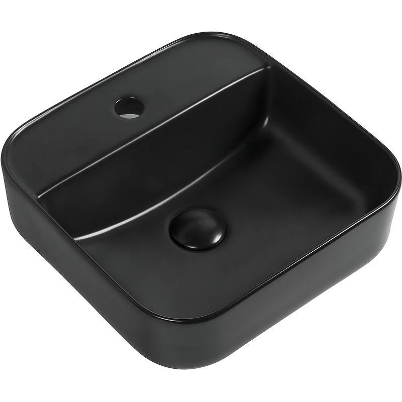 Раковина Aquanet City-2-MB 39 273669 Черная матовая от магазина ЛесКонПром.ру