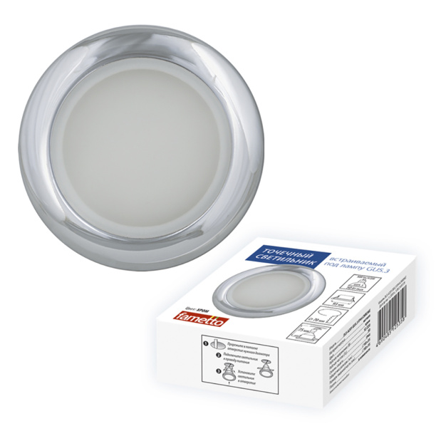 Светильник накладной IEK GX53 золото от магазина ЛесКонПром.ру