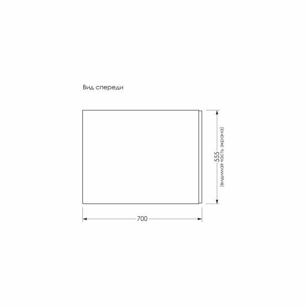 Панель для ванны FLUMEN 70 см боковая от магазина ЛесКонПром.ру