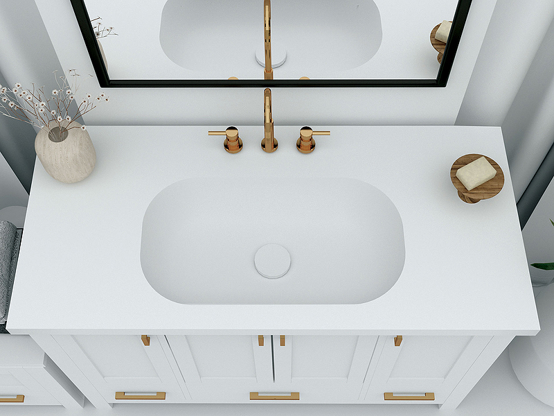 Раковина Montebianco Loreto Sesto 57 13217 Белая матовая от магазина ЛесКонПром.ру