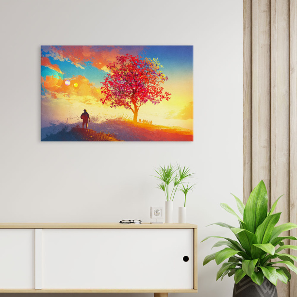 Канвас 70х110 см Рассвет от магазина ЛесКонПром.ру