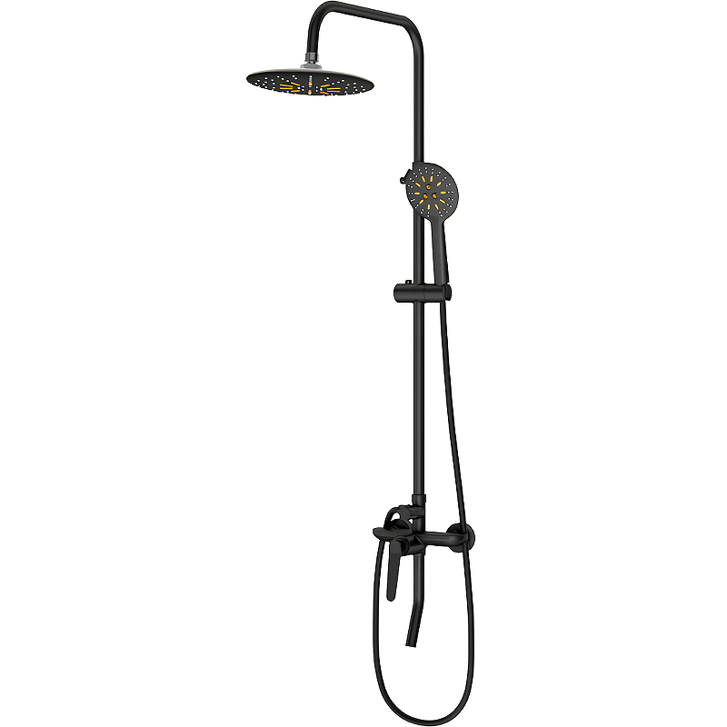 Душевая система Laguraty 17057 Черный от магазина ЛесКонПром.ру