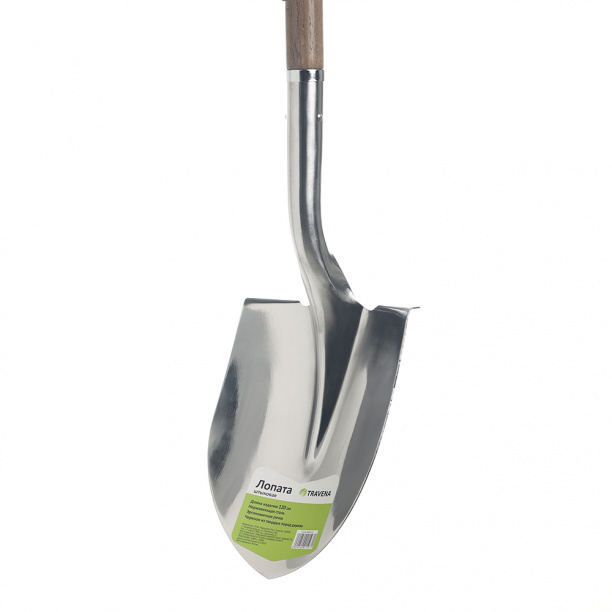 Лопата штыковая TRAVENA деревянный черенок от магазина ЛесКонПром.ру