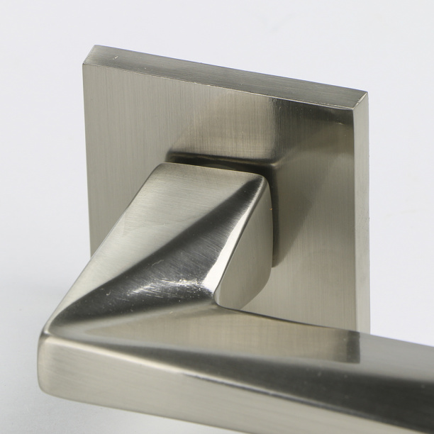 Ручки дверные NEODECO L821 никель от магазина ЛесКонПром.ру