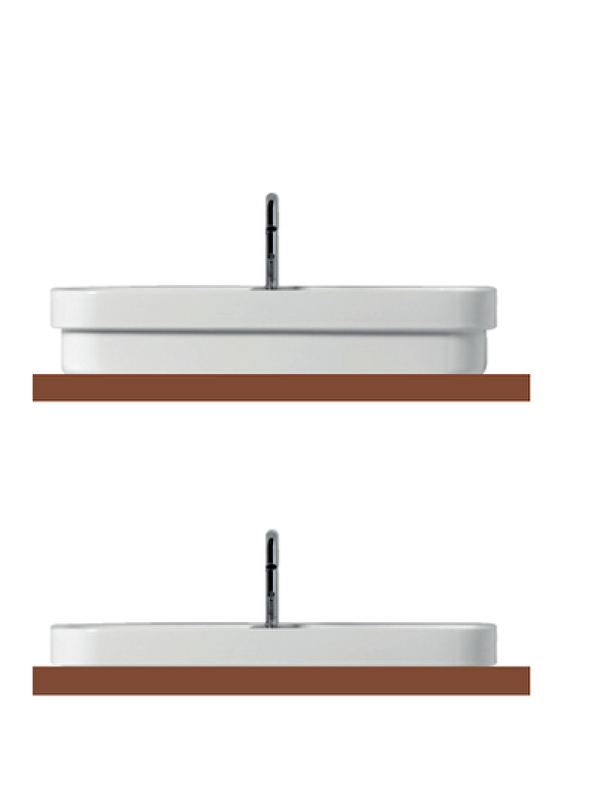 Раковина Kerasan Tribeca 60 514201*1 Белая от магазина ЛесКонПром.ру