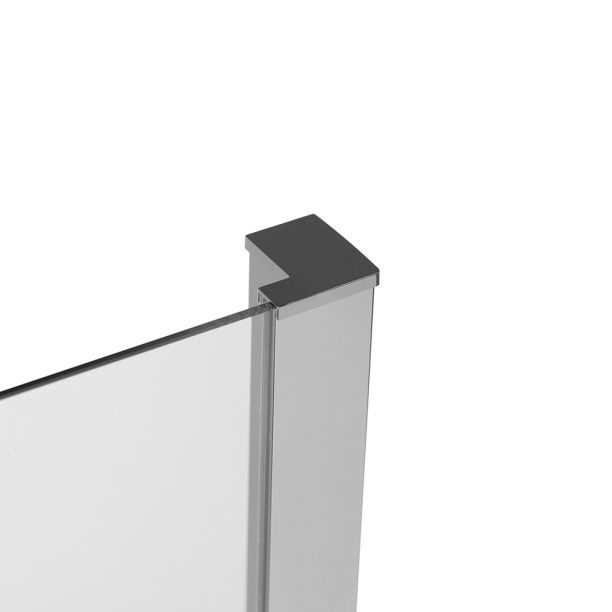 Душевая дверь FLUMEN Sangro 120х195 см черный профиль от магазина ЛесКонПром.ру