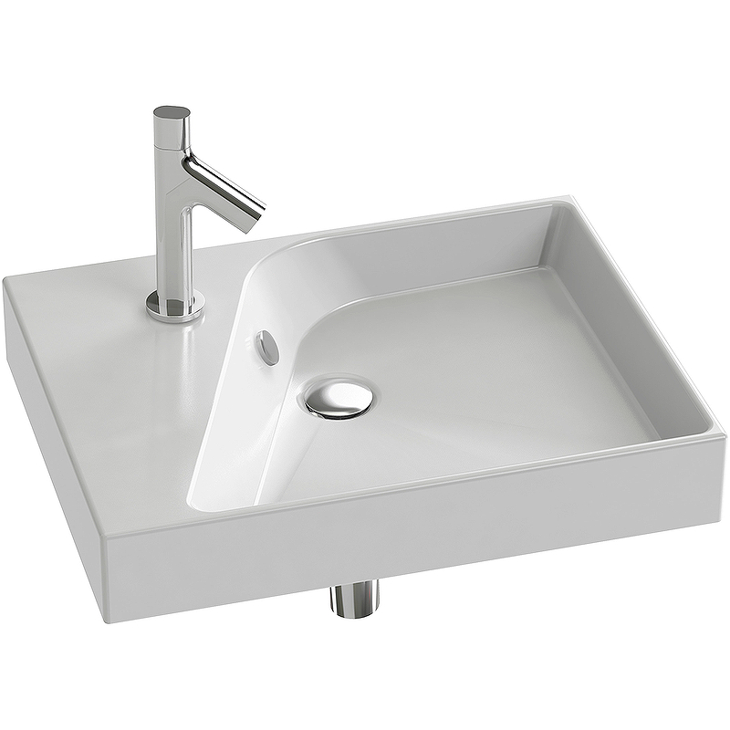 Раковина Jacob Delafon Rythmik 60 EXQ112-00 Белая от магазина ЛесКонПром.ру