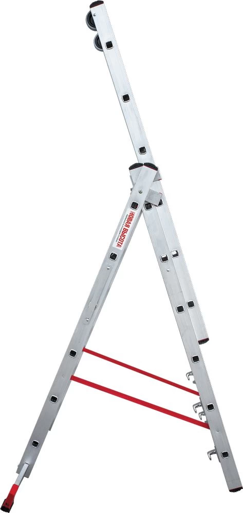 Лестница алюминиевая трехсекционная индустриальнаяНовая Высота 3x6 арт. 5230306 от магазина ЛесКонПром.ру