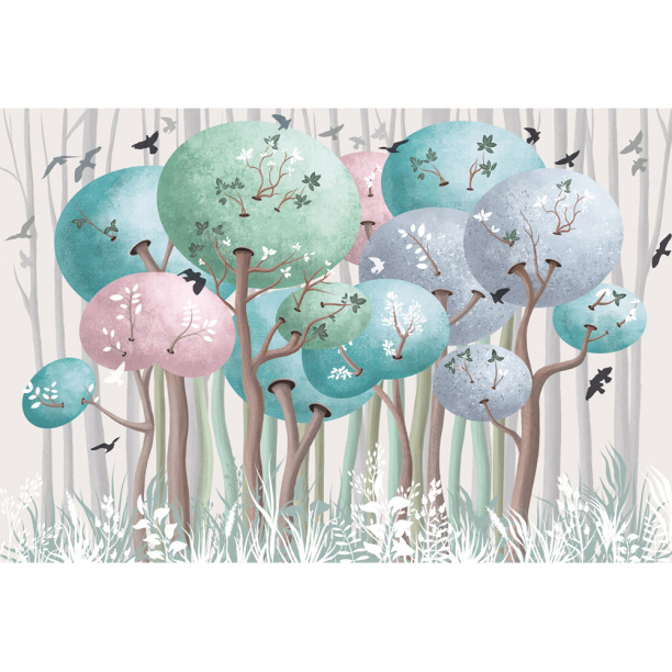 Фотообои бумажные «Волшебный лес» 400x270 см от магазина ЛесКонПром.ру