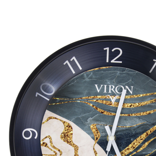 Часы настенные VIRON золото d30 см от магазина ЛесКонПром.ру
