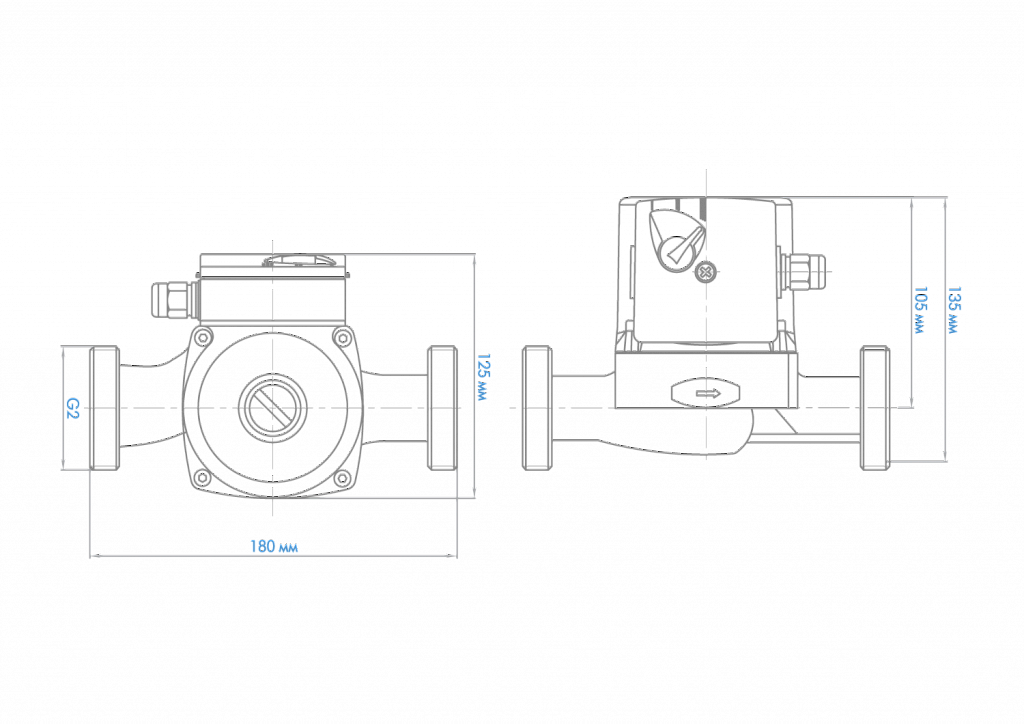 Насос Джилекс «ЦИРКУЛЬ» 32/40 PREMIUM в Москве от магазина ЛесКонПром.ру