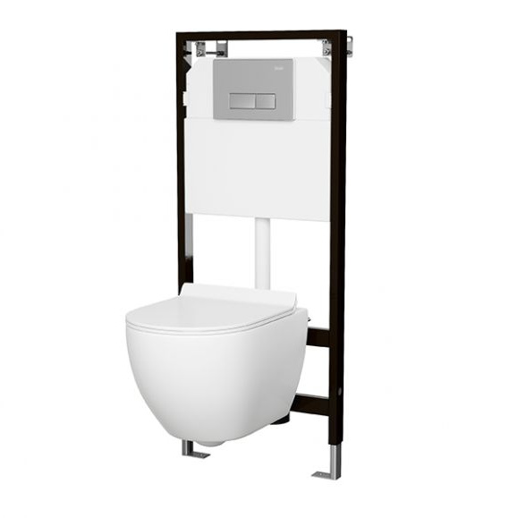 Кнопка для инсталляции SOLE хром от магазина ЛесКонПром.ру