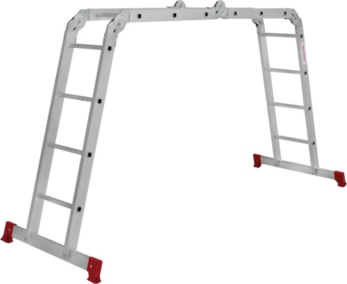 Алюминиевая четырехсекционная лестница-трансформер 340 мм NV2320 НОВАЯ ВЫСОТА 2Х3+2Х4 арт.2320234 от магазина ЛесКонПром.ру