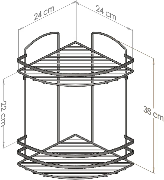 Полка Tekno-tel LM008 от магазина ЛесКонПром.ру