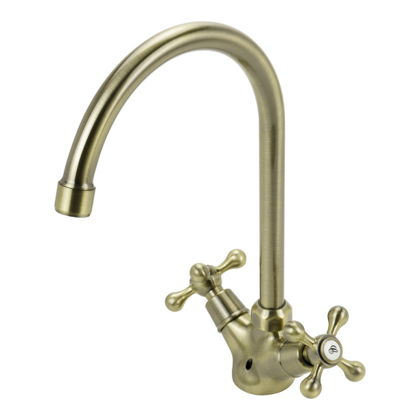 Смеситель для кухни FLUMEN Werra бронза от магазина ЛесКонПром.ру