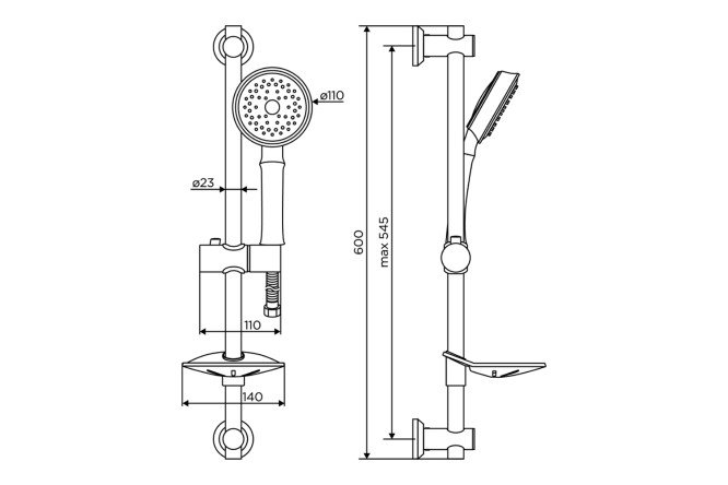 Душевой комплект Classic 80506379 от магазина ЛесКонПром.ру