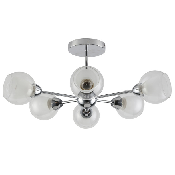 Люстра потолочная Schaffner Чело 6х60 Вт Е27 от магазина ЛесКонПром.ру