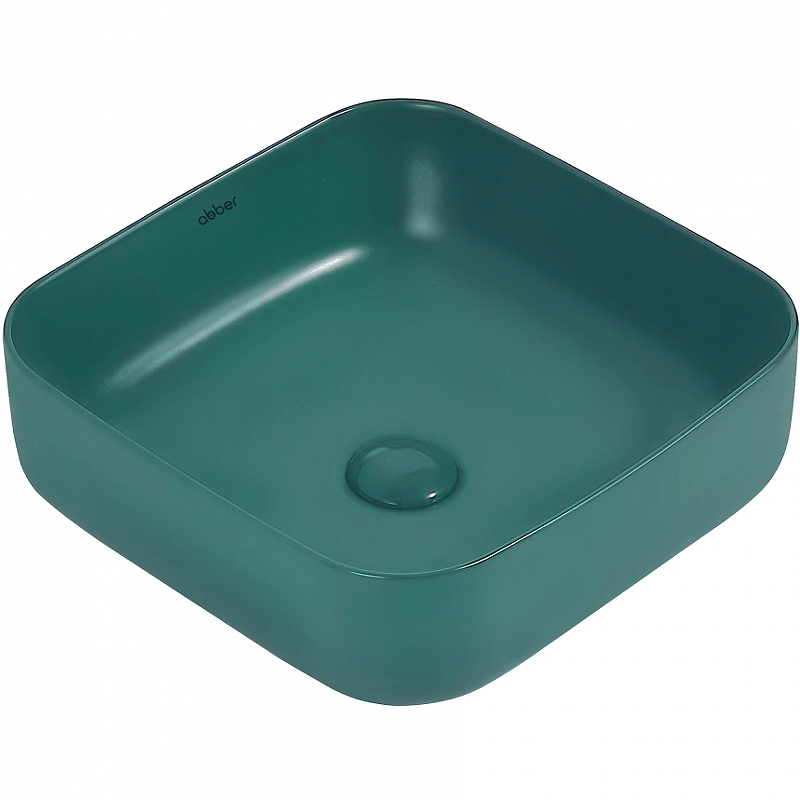 Раковина-чаша Abber Rechteck 39 AC2211MBG Темно-зеленая матовая от магазина ЛесКонПром.ру