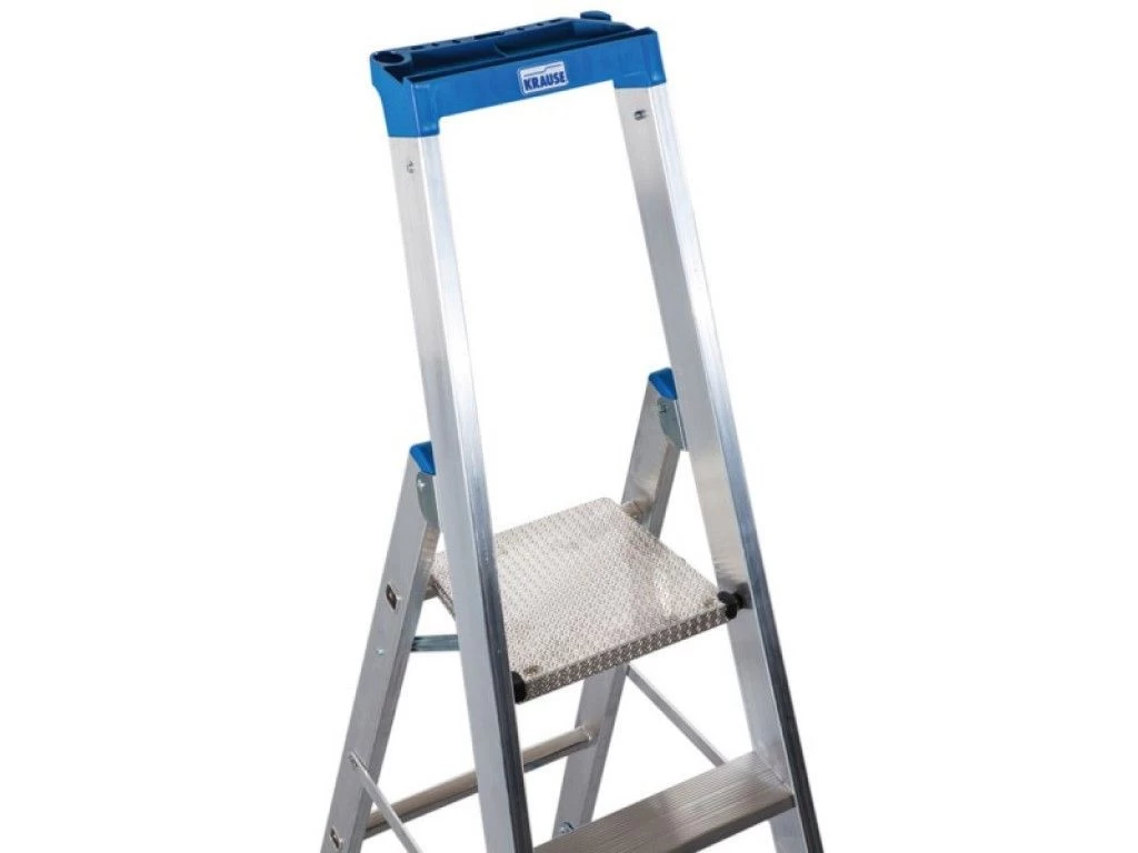 Стремянка алюминиевая Krause Stabilo с траверсой 10 ступеней (арт. 127341) от магазина ЛесКонПром.ру