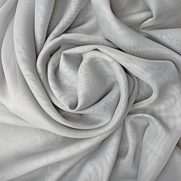 Штора-тюль вуаль 200х280 см серая от магазина ЛесКонПром.ру