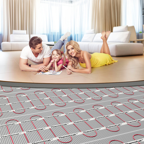 Мат нагревательный Thermo 10 м2 1300 Вт от магазина ЛесКонПром.ру