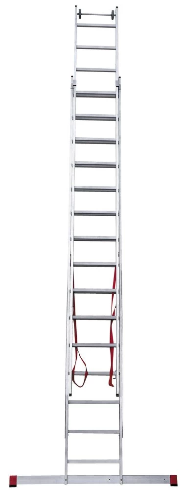 Лестница алюминиевая двухсекционная индустриальная Новая Высота 2x15 арт. 5220215 от магазина ЛесКонПром.ру