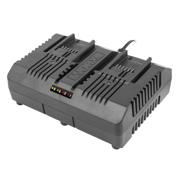 Зарядное устройство WORX WA3883 двойное от магазина ЛесКонПром.ру